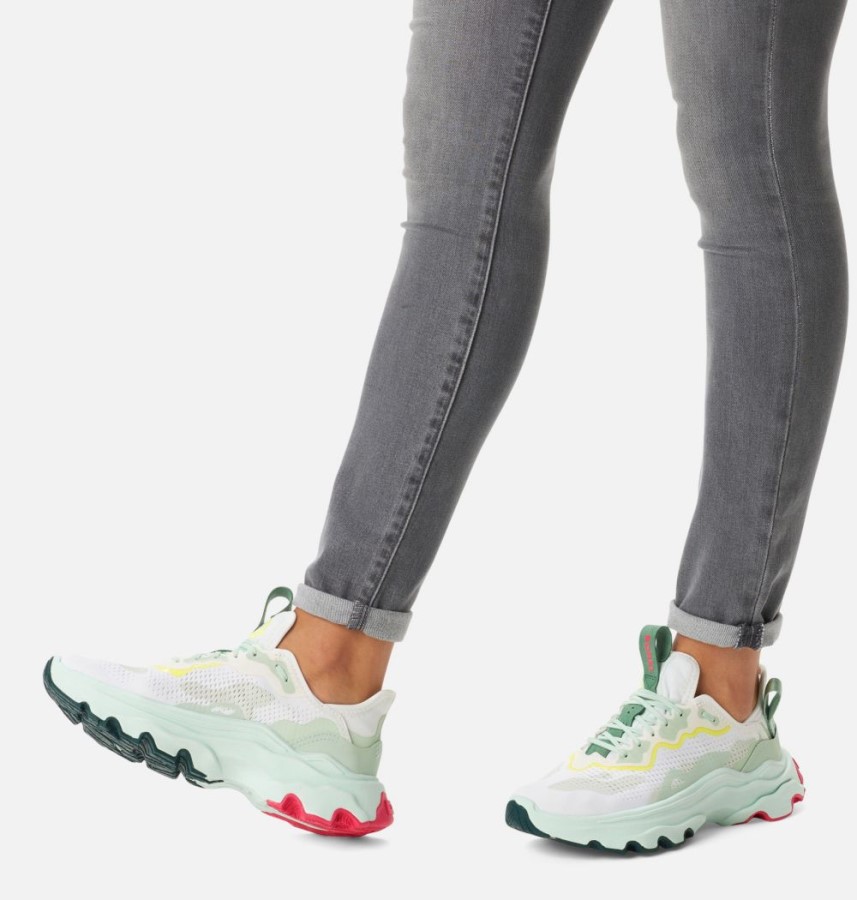 Sorel Australia Women's Kinetic Breakthru Day Lace Sneaker Sea Salt-Sea Sprite