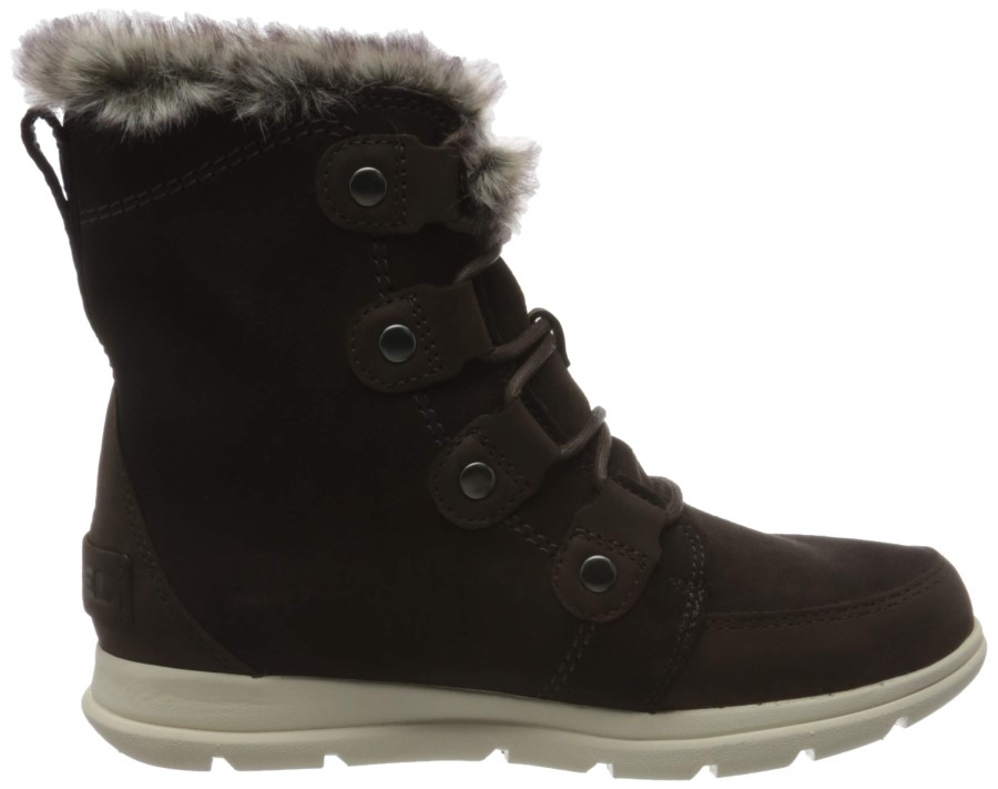 Sorel Australia Women's Lennox Lace Stkd Waterproof Leather Boot Velvet Tan-Gum 2