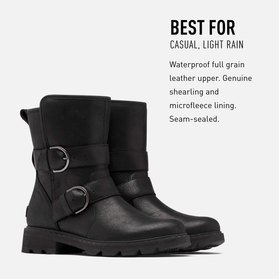 Sorel Australia Women's Lennox Moto Cozy Boot Rain Waterproof Kettle