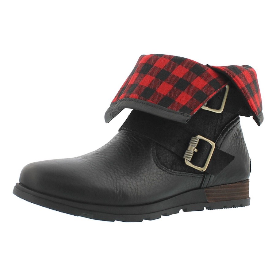 Sorel Australia Women's Major Moto Non Shell Boot Black Dark Fog