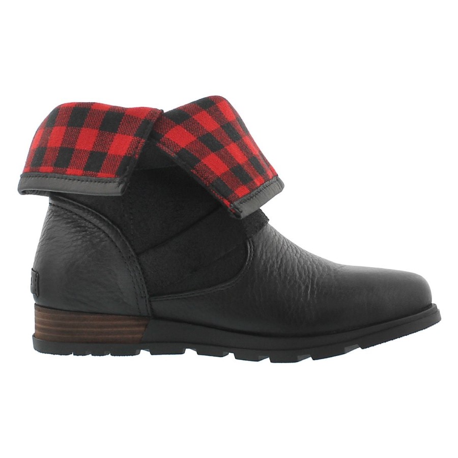 Sorel Australia Women's Major Moto Non Shell Boot Black Dark Fog