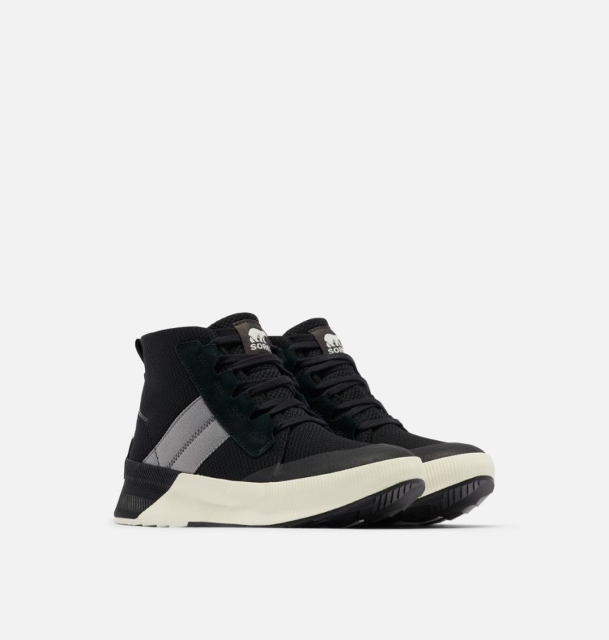 Sorel Australia Women's Out N About Iii Mid Sneaker Black-Sea Salt