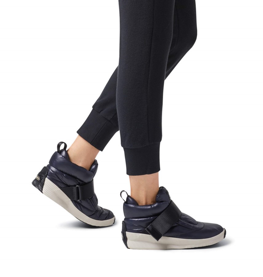Sorel Australia Women's Out N About Puffy Lace Walking Shoe Black