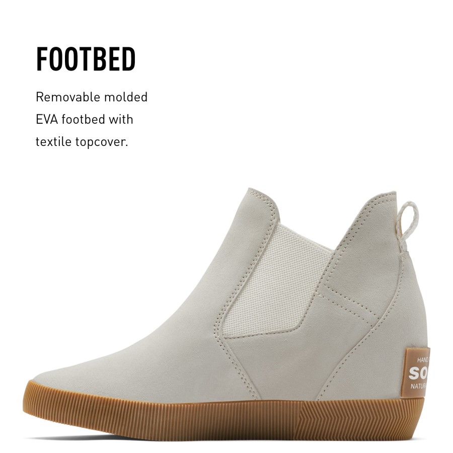 Sorel Australia Women's Out 'N About Slip-On Wedge Ii Boot Chalk White