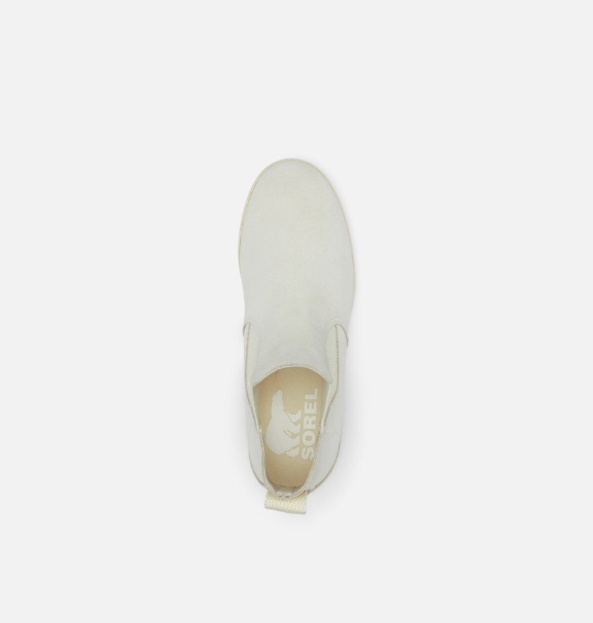 Sorel Australia Women's Out 'N About Slip-On Wedge Natural Tan-White