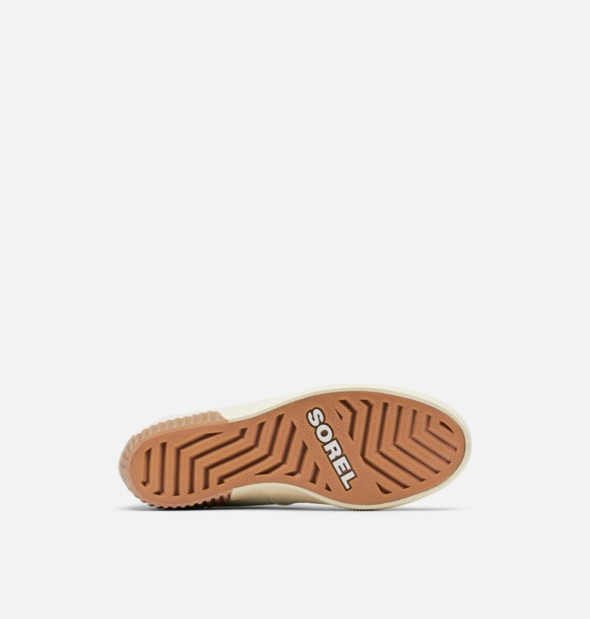 Sorel Australia Women's Out 'N About Slip-On Wedge Natural Tan-White