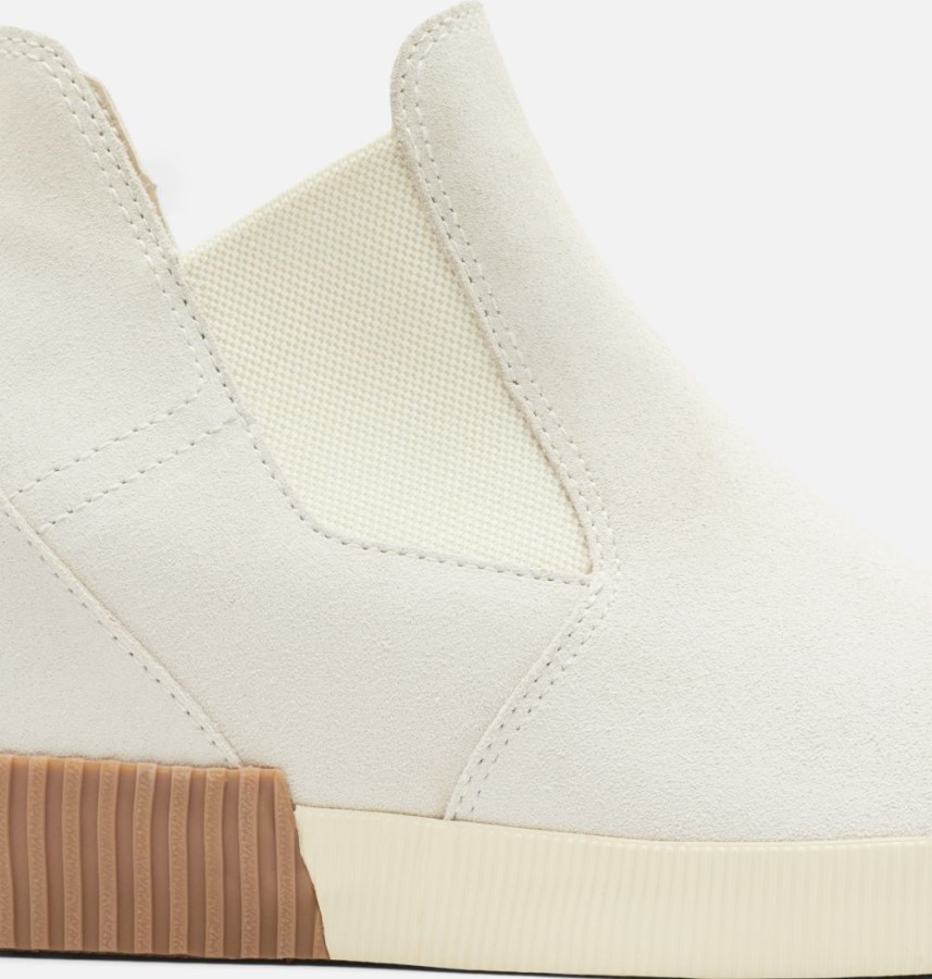 Sorel Australia Women's Out 'N About Slip-On Wedge Natural Tan-White