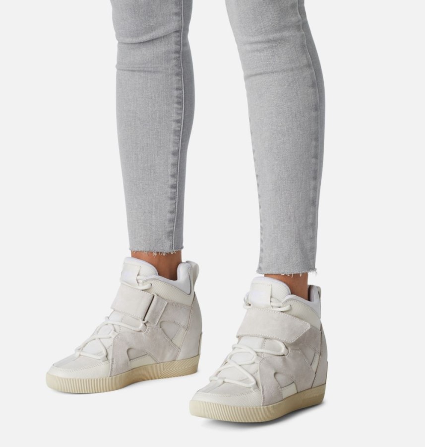 Sorel Australia Women's Out N About Sport Wedge Bootie White-Sea Salt
