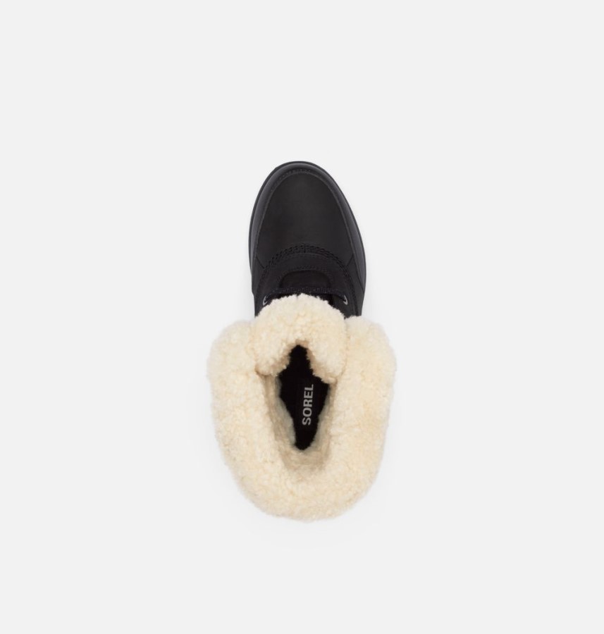 Sorel Australia Women's Torino Ii Parc Shearling Waterproof Winter Boot Black-Sea Salt