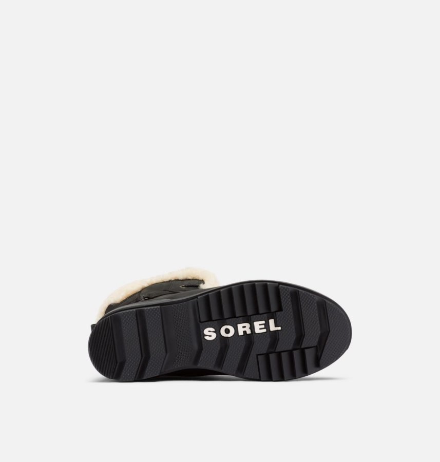 Sorel Australia Women's Torino Ii Parc Shearling Waterproof Winter Boot Black-Sea Salt