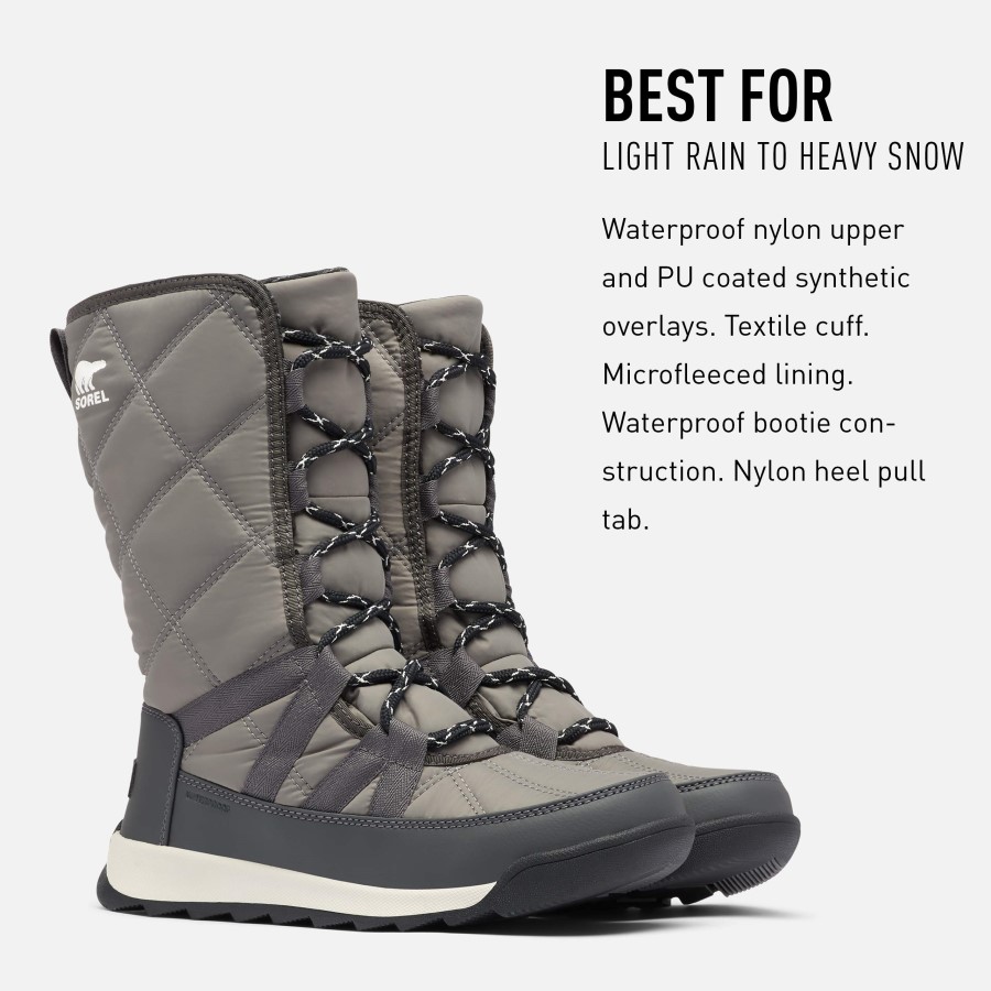Sorel Australia Women's Whitney Ii Tall Lace Wp Snow Boot Quarry
