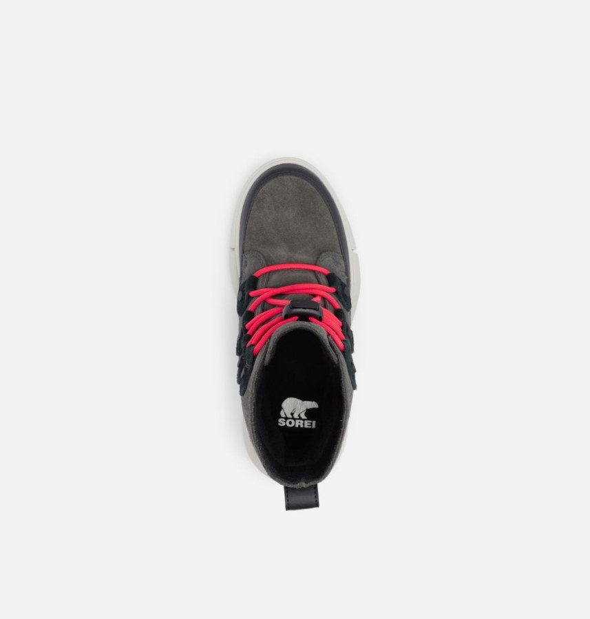 Sorel Australia Youth Explorer Lace Boot Jet-Black