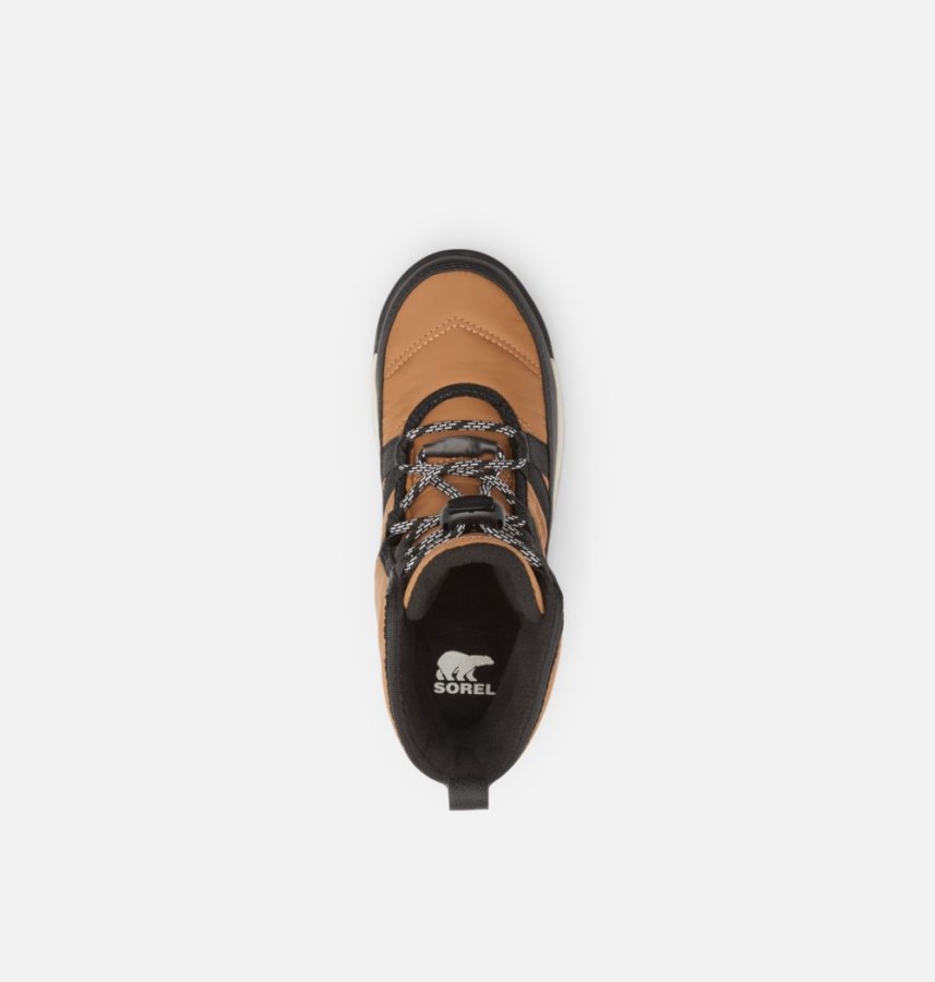 Sorel Australia Youth Whitney Ii Short Lace Winter Boot Elk-Black