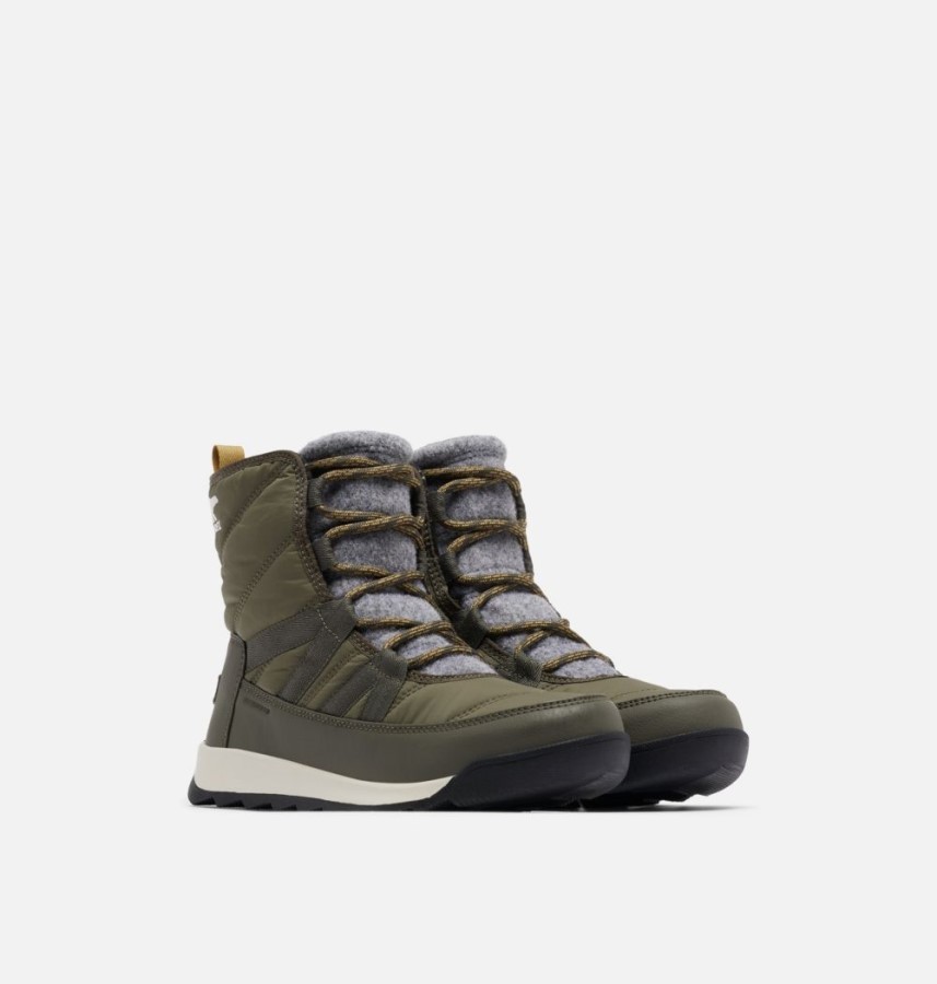 Stone Green-Black Sorel Australia Women's Whitney Ii Short Lace Boot