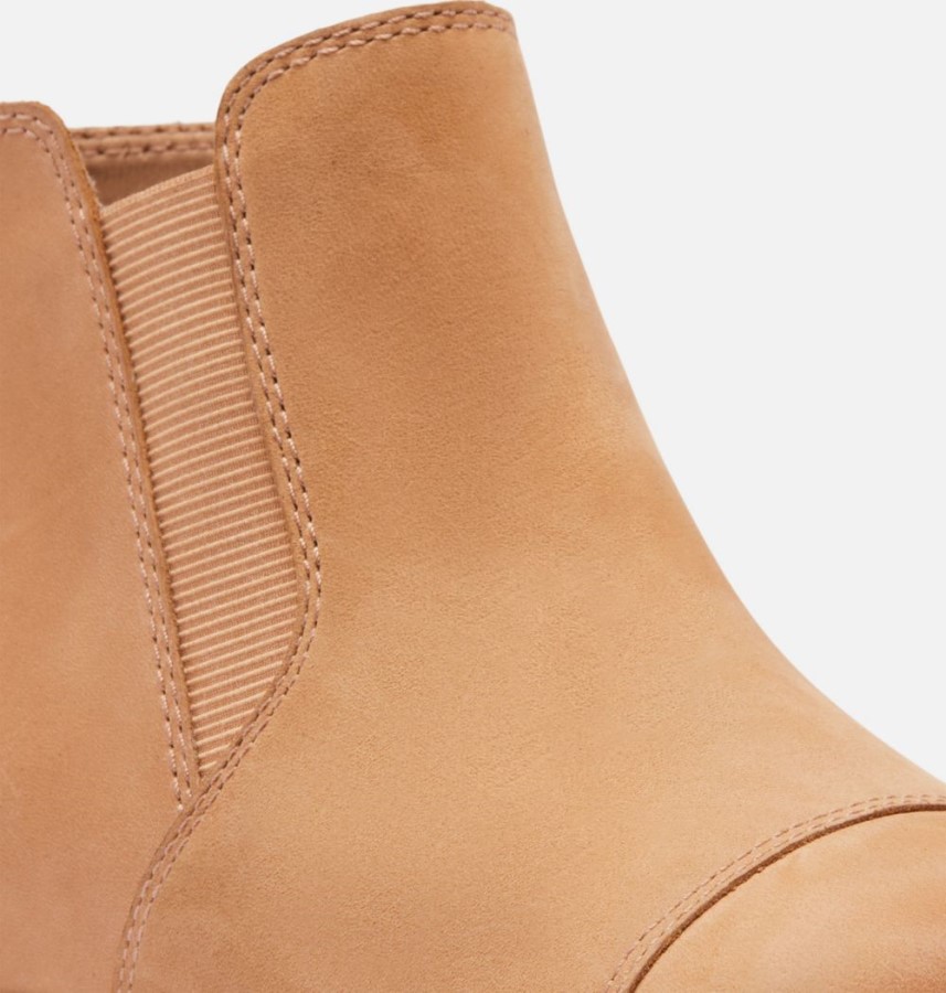 Tawny Buff-Black Sorel Australia Women's Evie Pull-On Bootie