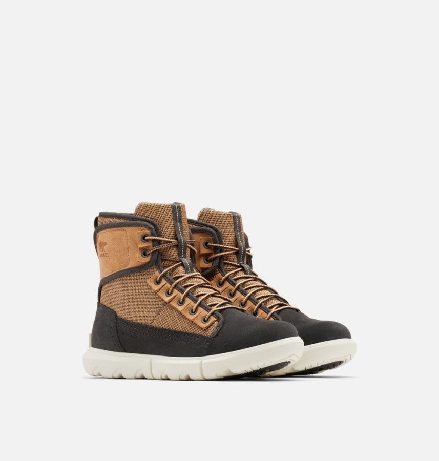 Tawny Buff-Jet Sorel Australia Men's Explorer Mission Boot
