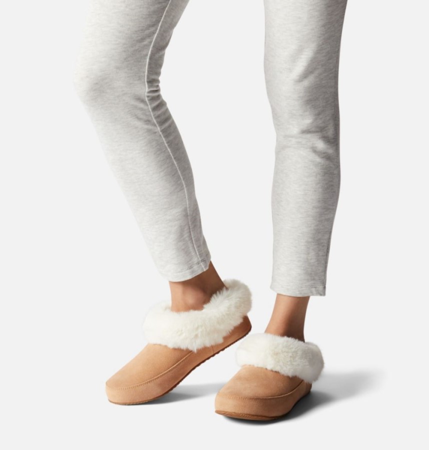 Tawny Buff-Natural Women's Go Coffee Run Slipper Sorel Australia