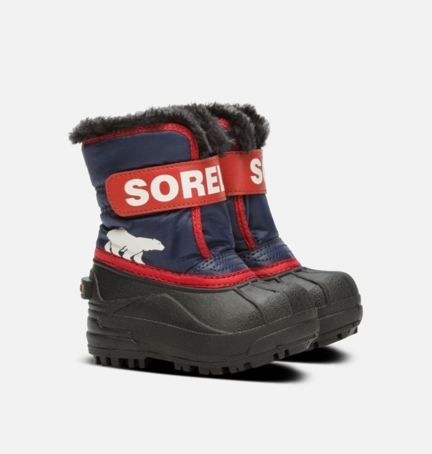 Toddler Snow Commander Boot Nocturnal-Sail Red Sorel Australia