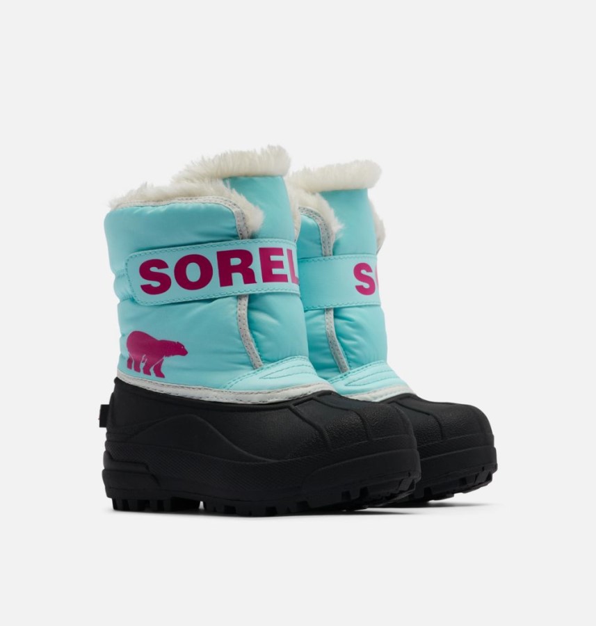 Toddler Snow Commander Boot Sorel Australia Ocean Surf-Cactus Pink