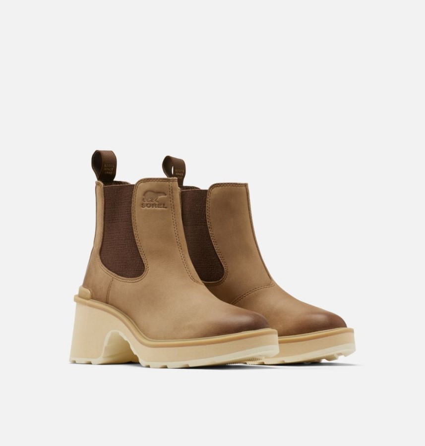 Umber-Ceramic Women's Hi-Line Heel Chelsea Boot Sorel Australia
