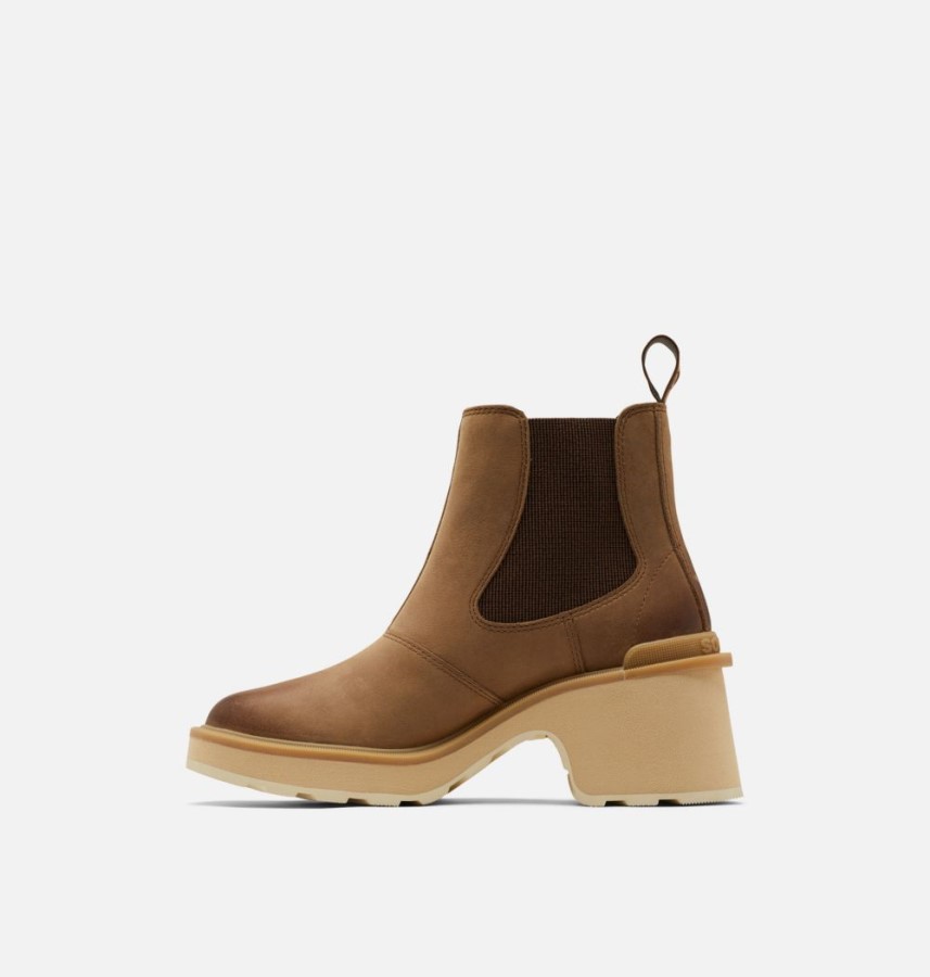 Umber-Ceramic Women's Hi-Line Heel Chelsea Boot Sorel Australia