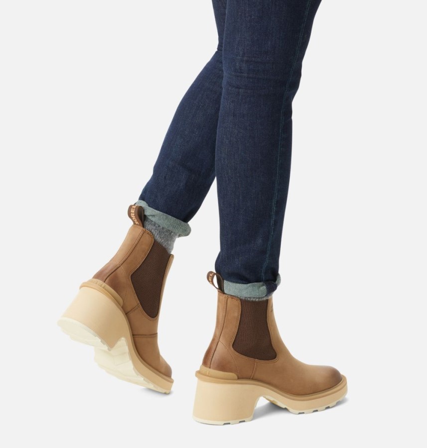 Umber-Ceramic Women's Hi-Line Heel Chelsea Boot Sorel Australia