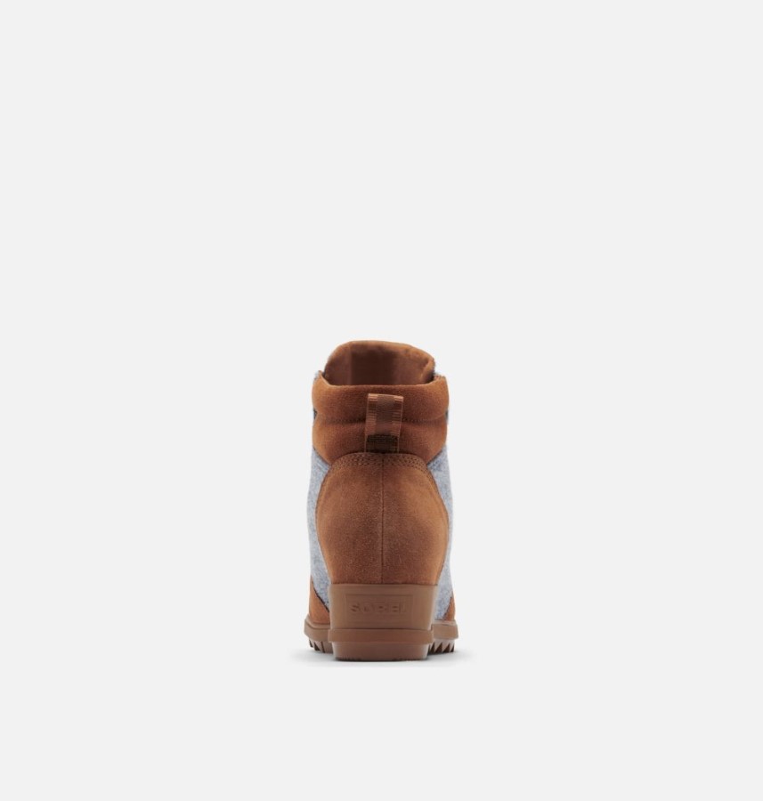 Velvet Tan-Blackened Brown Women's Evie Ankle Lace Bootie Sorel Australia