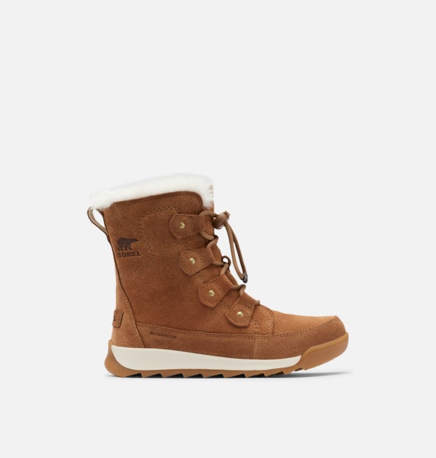 Velvet Tan-Chalk Kids' Whitney Ii Joan Lace Winter Boot Sorel Australia
