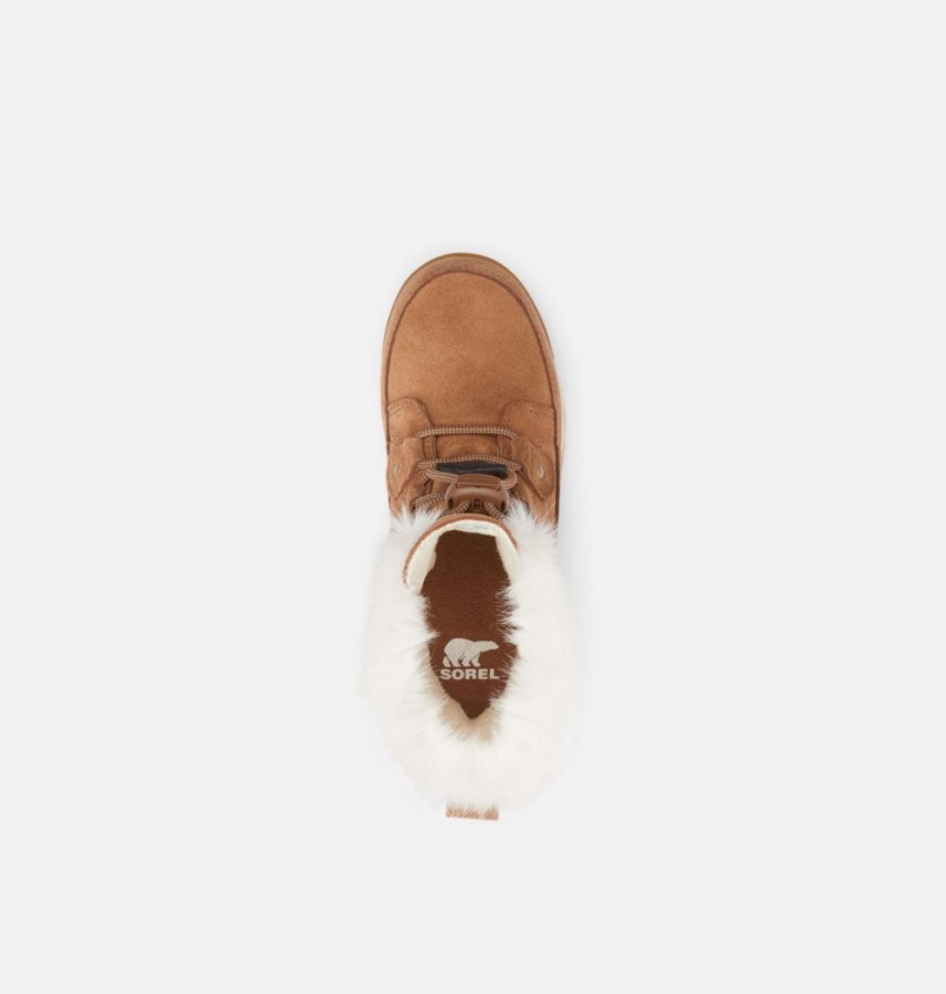 Velvet Tan-Chalk Kids' Whitney Ii Joan Lace Winter Boot Sorel Australia