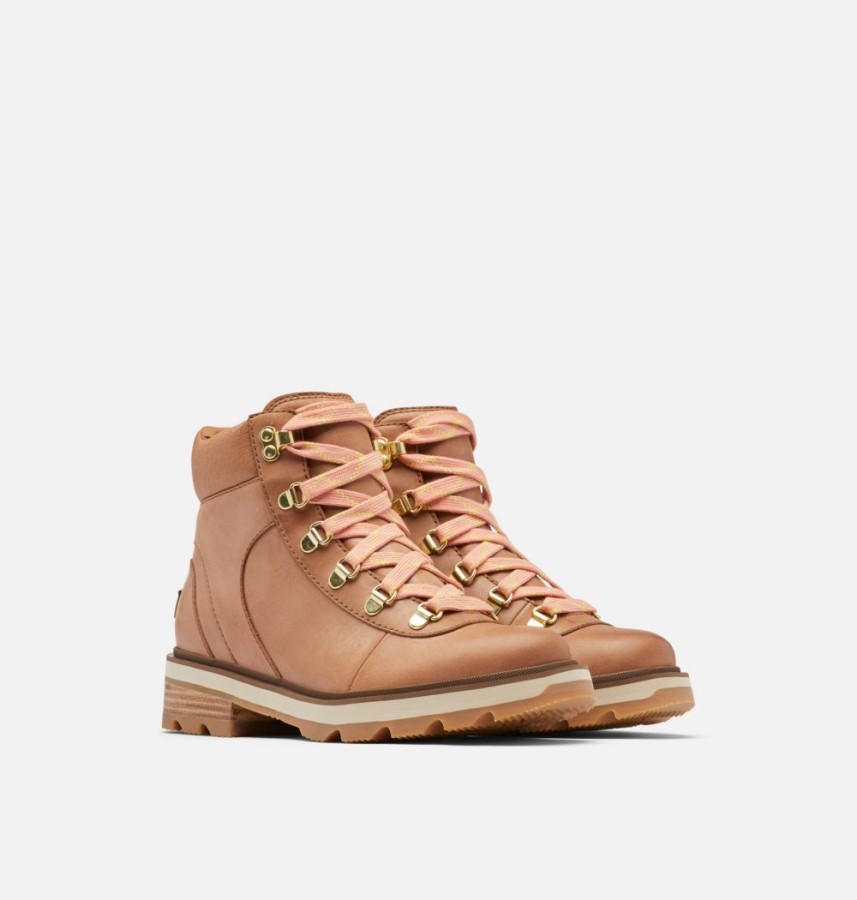 Velvet Tan-Gum 2 Women's Lennox Hiker Stkd Boot Sorel Australia