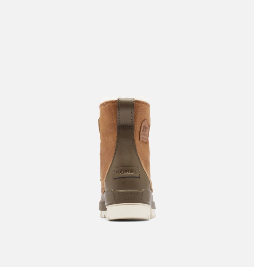 Velvet Tan-Olive Green Sorel Australia Women's Torino Ii Parc Shearling Waterproof Winter Bootie