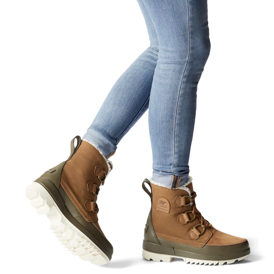 Velvet Tan Olive Green Women's Tivoli Iv Boot Waterproof Winter Boots Sorel Australia
