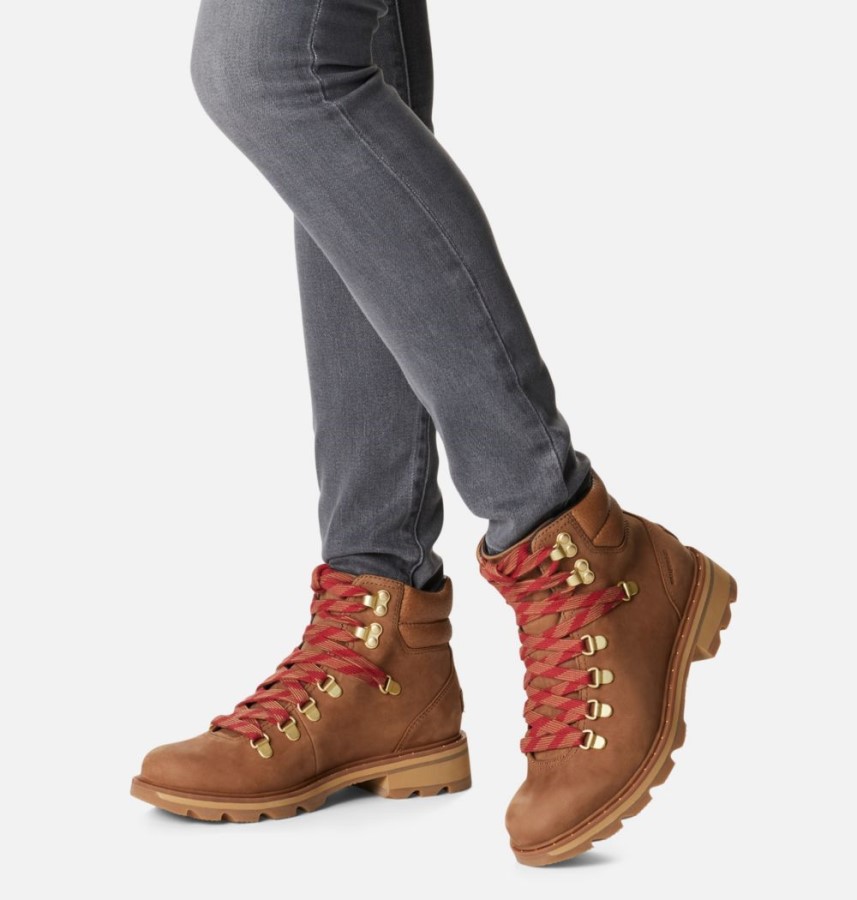 Velvet Tan-Sahara Women's Lennox Hiker Bootie Sorel Australia