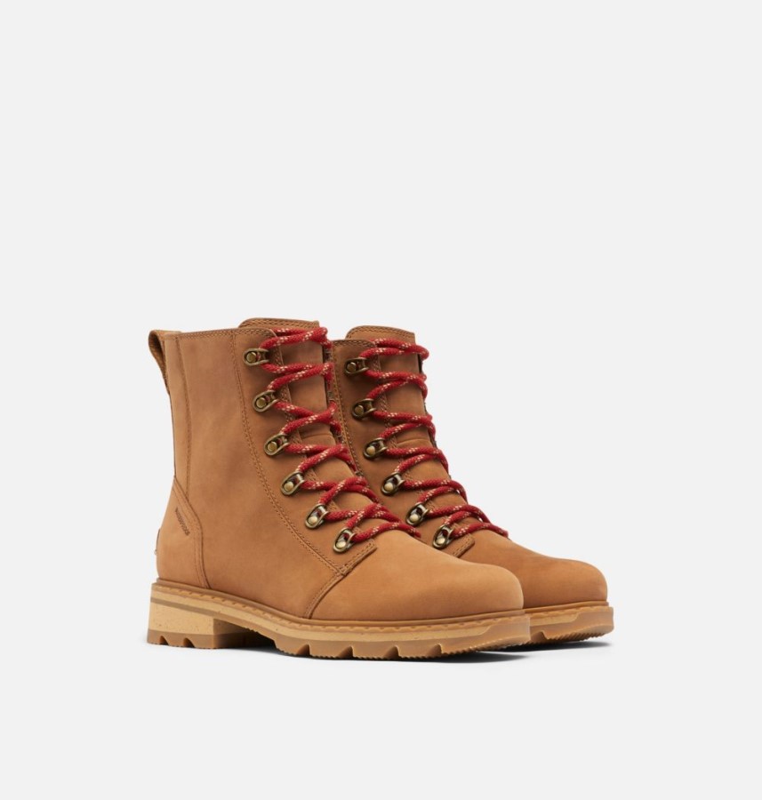 Velvet Tan Women's Lennox Lace Waterproof Boot Sorel Australia