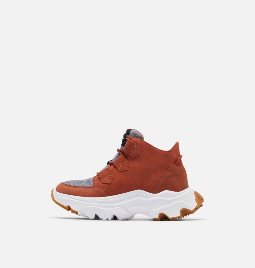 Warp Red-Chalk Sorel Australia Women's Kinetic Breakthru Caribou Sneaker Boot