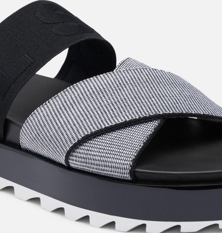 White-Black Women's Roaming Sport Slide Sandal Sorel Australia