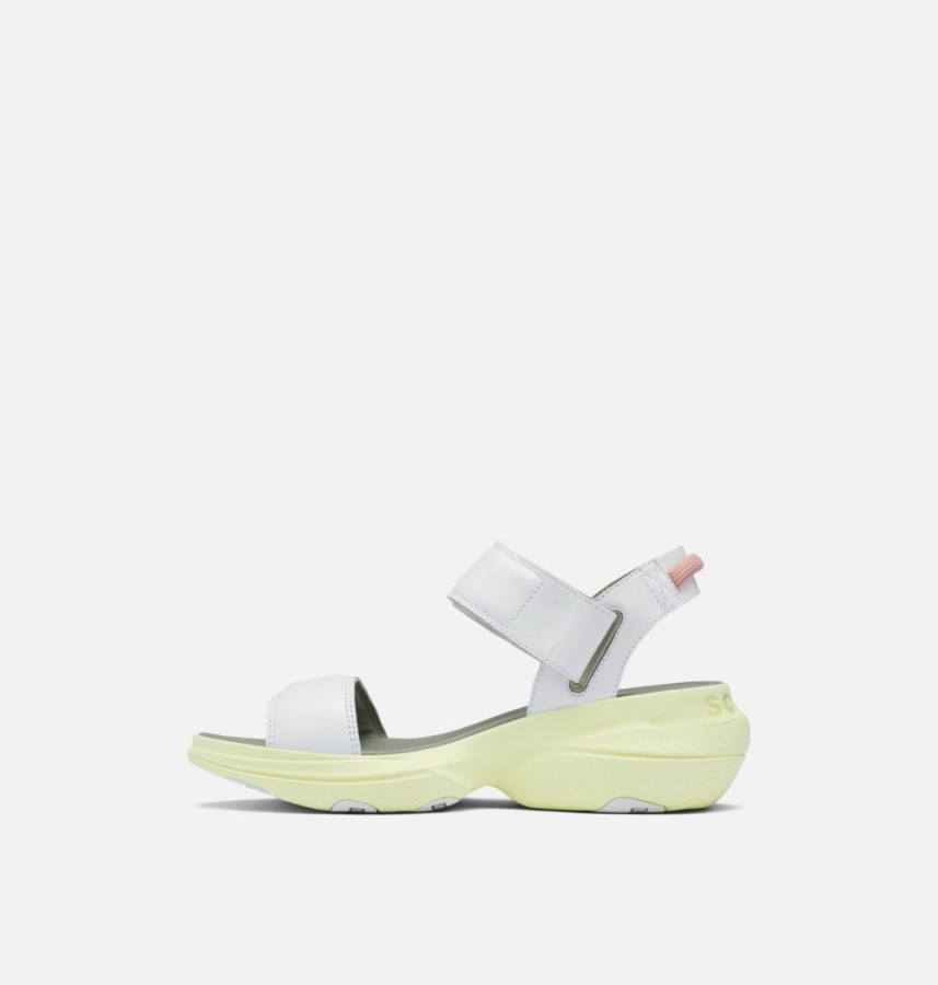 White-Bolt Hint Sorel Australia Women's Explorer Blitz Stride Sandal