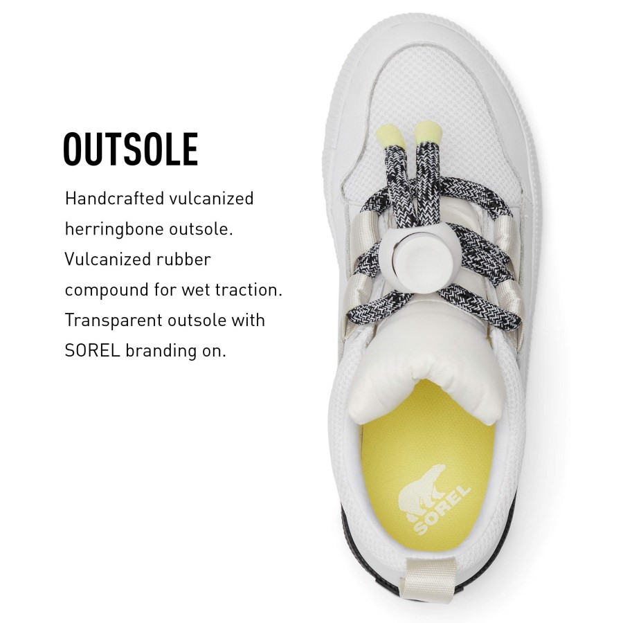 White Sorel Australia Women's Out N About Plus Street Sneak