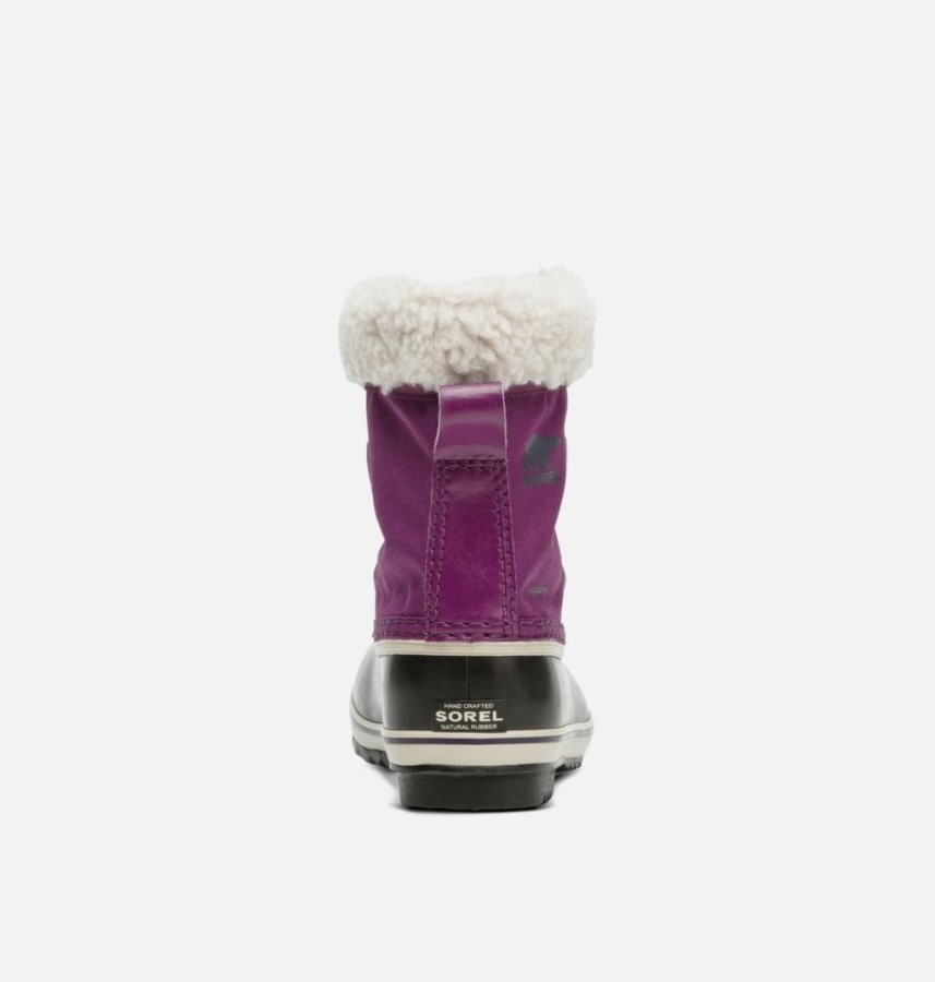 Wild Iris-Dark Plum Sorel Australia Children's Yoot Pac Nylon Boot