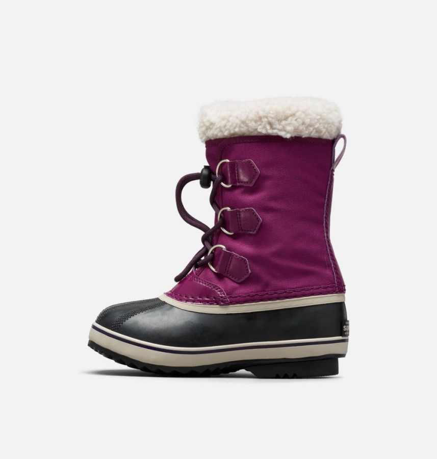 Wild Iris-Dark Plum Sorel Australia Youth Yoot Pac Nylon Boot