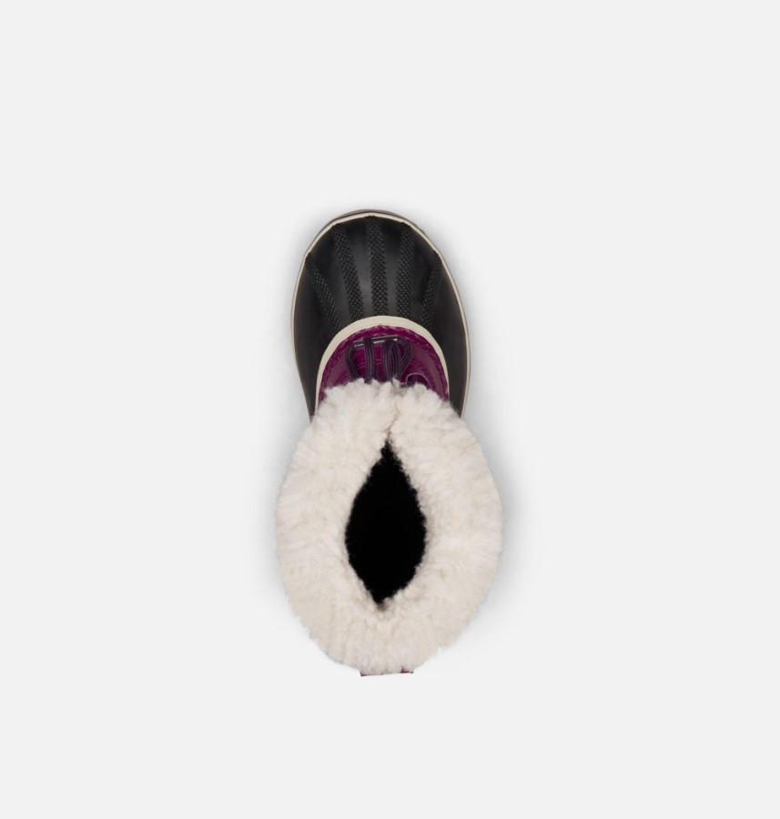 Wild Iris-Dark Plum Sorel Australia Youth Yoot Pac Nylon Boot