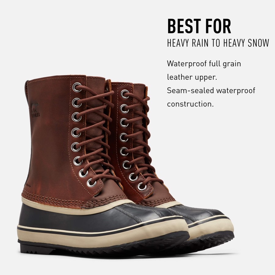 Women's 1964 Premium Ltr Cold Weather Boot Cappuccino Oxford Tanord Tan Sorel Australia