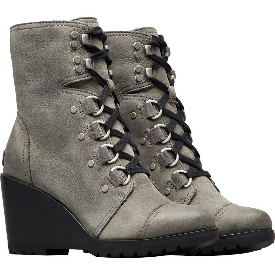 Women's After Hours Lace Up Boots Sorel Australia Quarry Suede Original