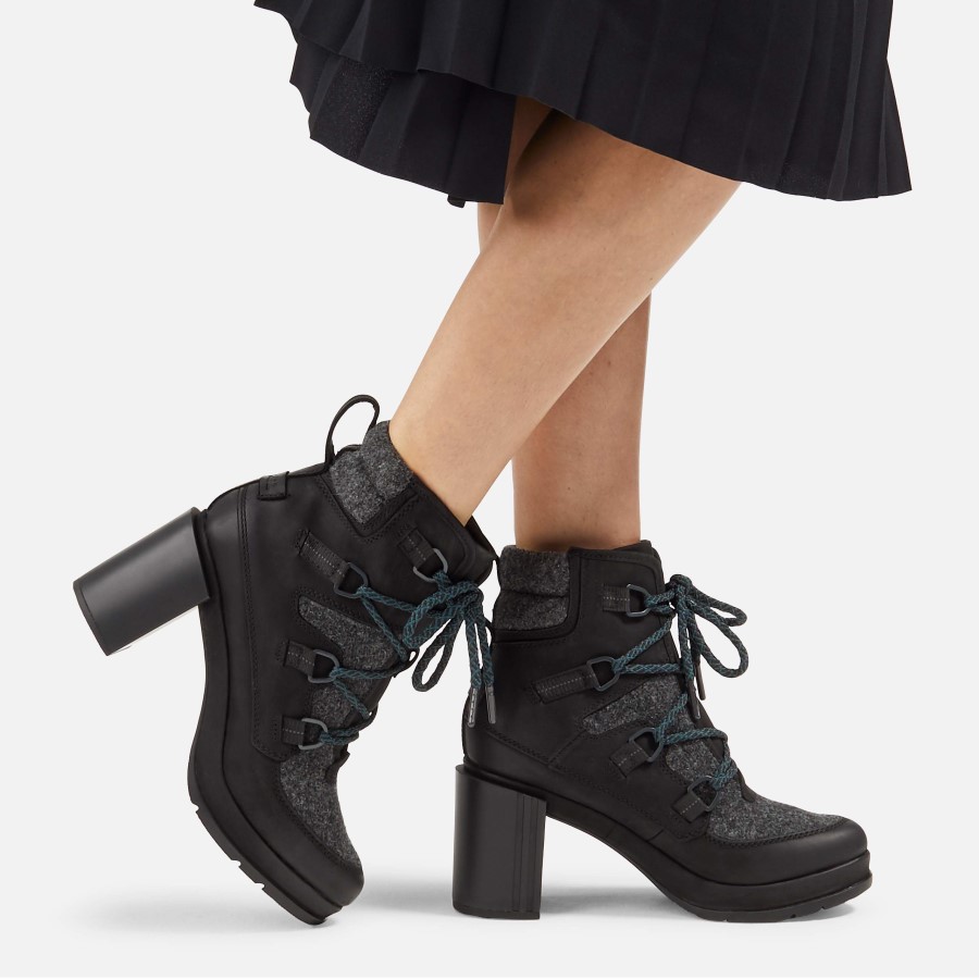 Women's Blake Lace Booties Black 1 Sorel Australia