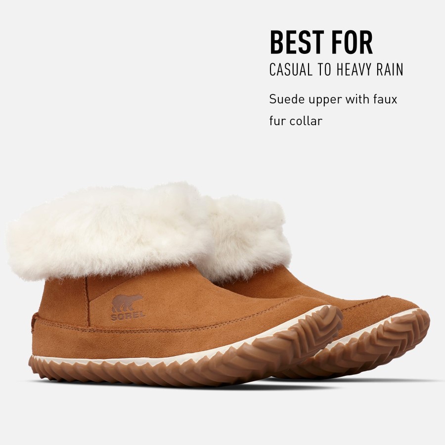 Women's Boot Out N About Bootie Brown Elk Natural Sorel Australia