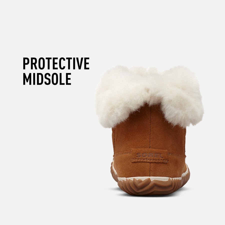 Women's Boot Out N About Bootie Brown Elk Natural Sorel Australia