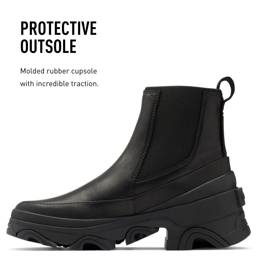 Women's Brex Chelsea Boot Black Sorel Australia
