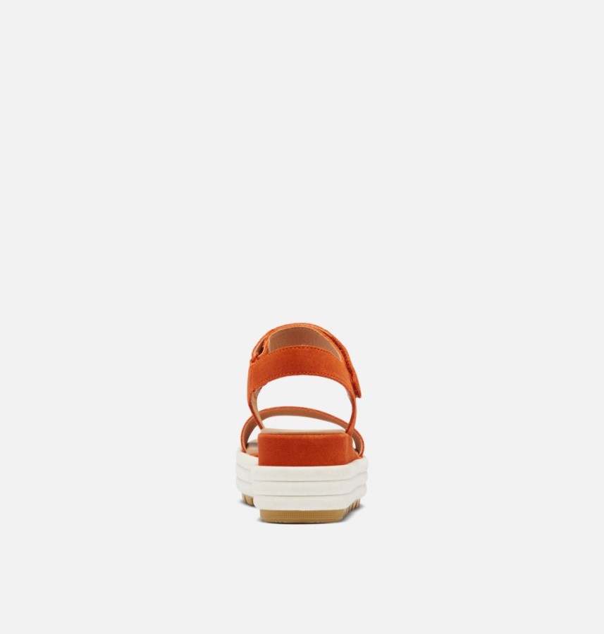 Women's Cameron Flatform Wedge Sandal Desert Sun-Chalk Sorel Australia