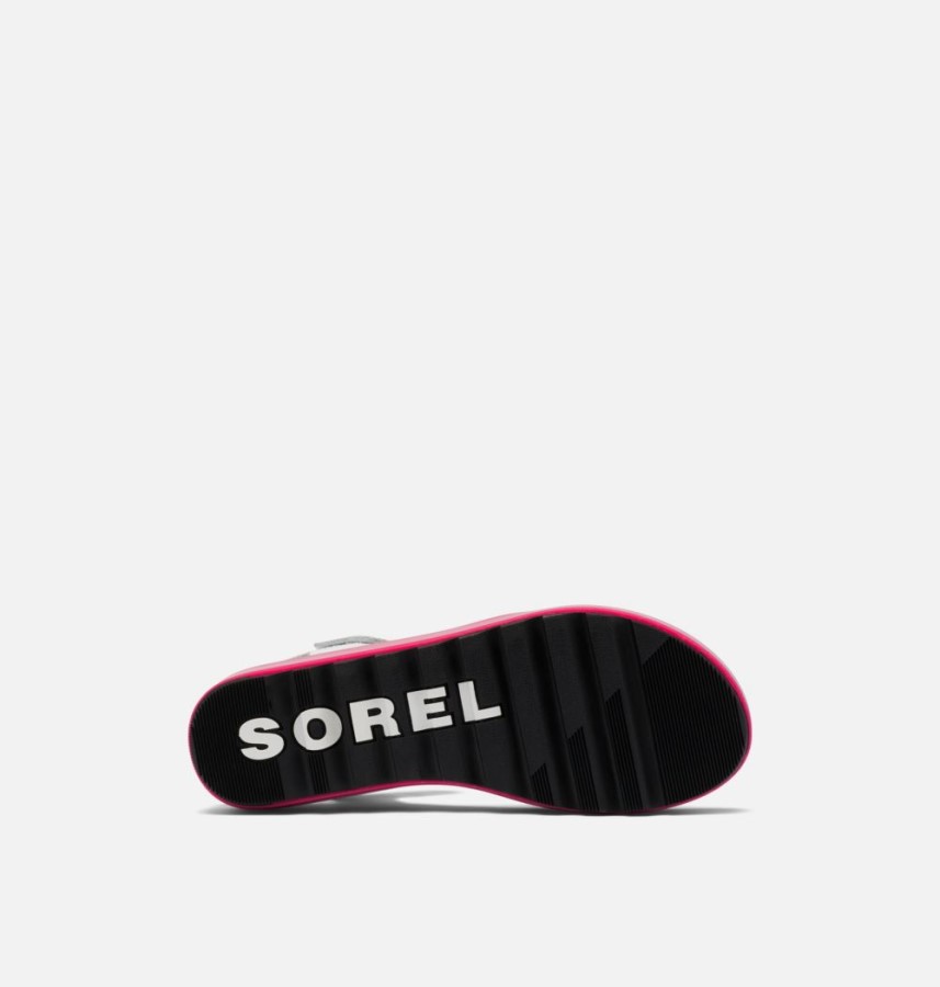 Women's Cameron Flatform Wedge Sandal Sorel Australia White-Punch Pink