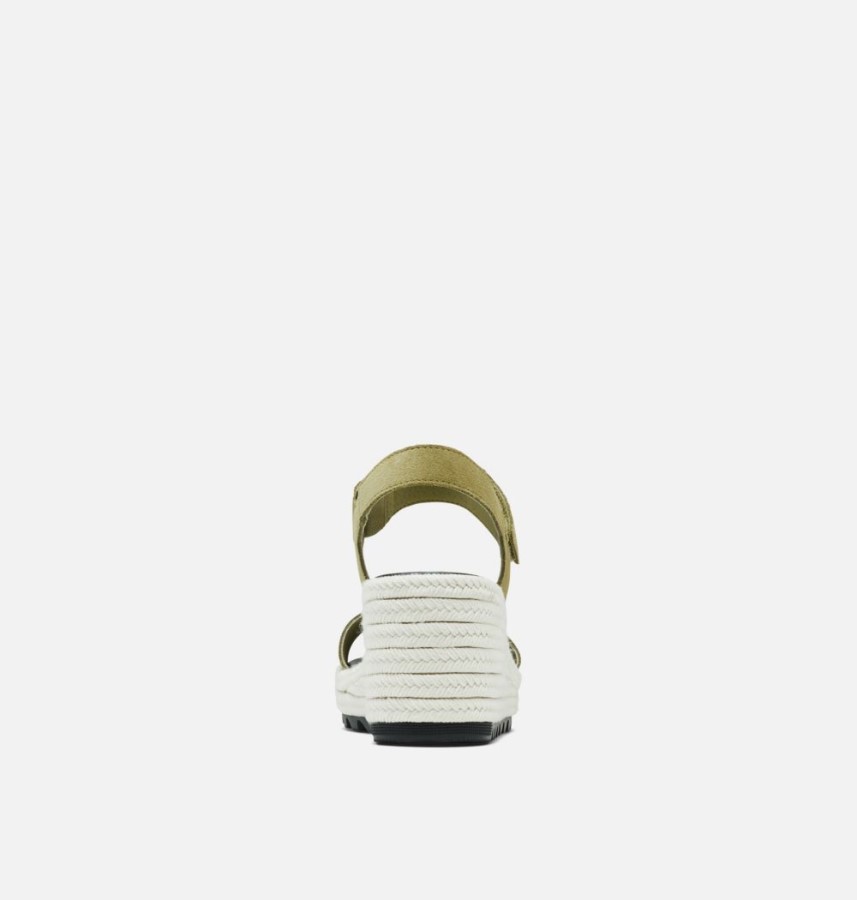 Women's Cameron Wedge Sandal Olive Shade-Sea Salt Sorel Australia